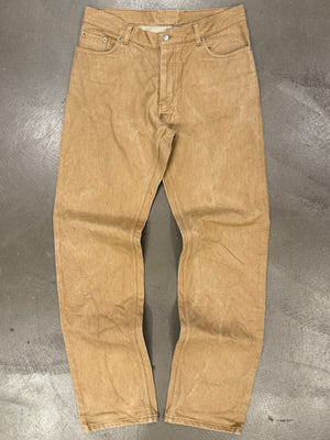 2000s Helmut Lang brown denim