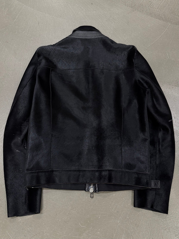 2000s Costume National pony hair jacket