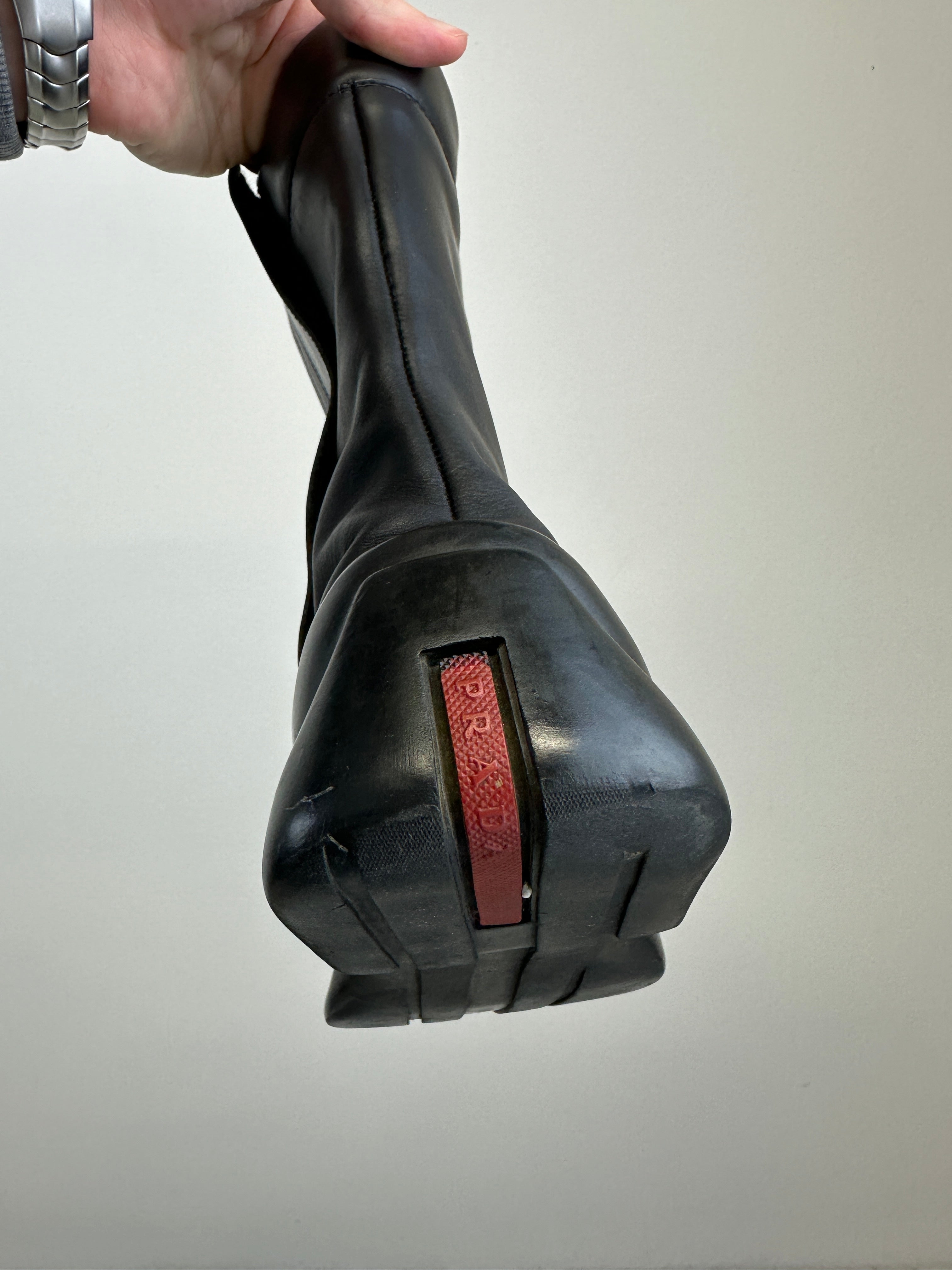 90s 00s PRADA leatherboots Archive Vintage PRADA SPORT 90s Archive