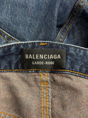 2023 Balenciaga wide flared jeans