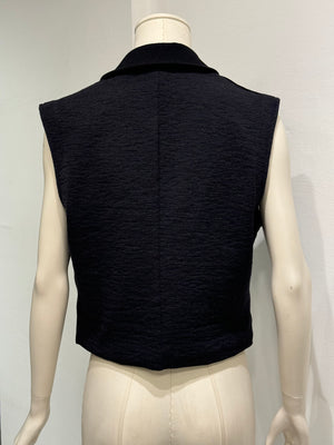 A/W1989 Helmut Lang runway wool vest with metal trinkets