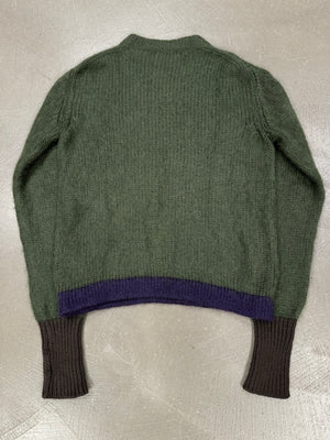 2000s Prada Mohair knit with elongated sleeves