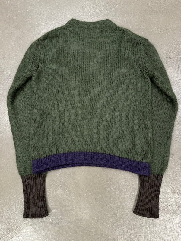 2000s Prada Mohair knit with elongated sleeves