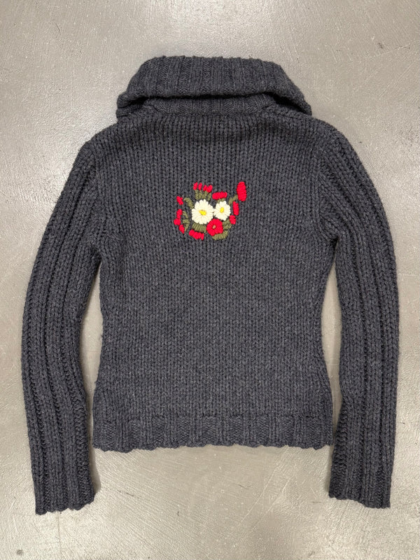 2000s Dolce & Gabbana floral cardigan