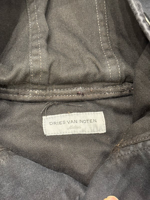 A/W2014 Dries Van Noten runway bondage parka