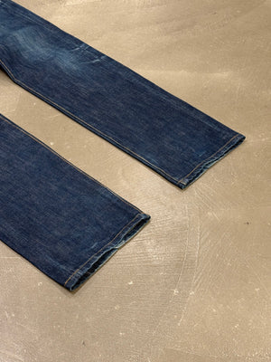 2000s Dior by Hedi Slimane faded raw denim