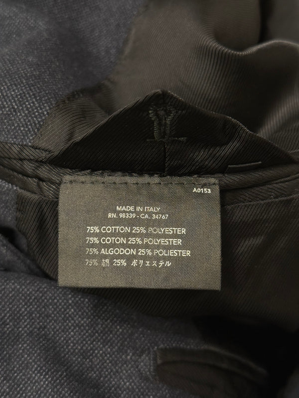 2000s Prada denim single breasted blazer