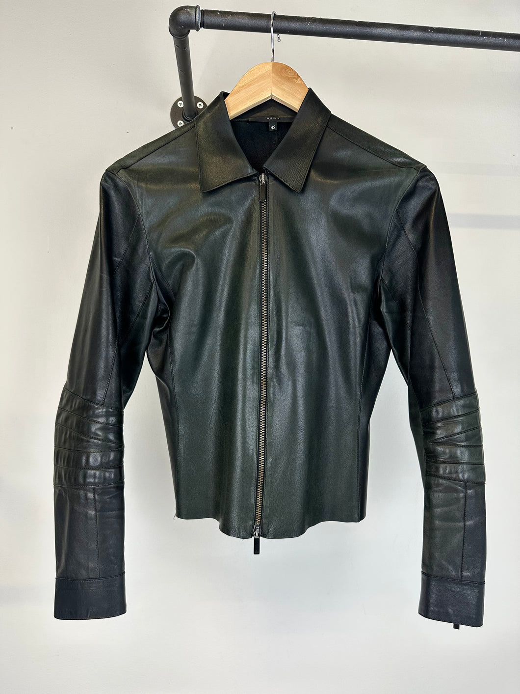 FW1999 Gucci Tom Ford leather biker jacket