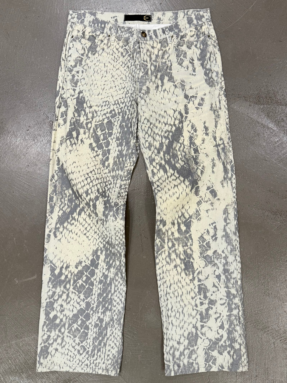 2000s Cavalli print pants