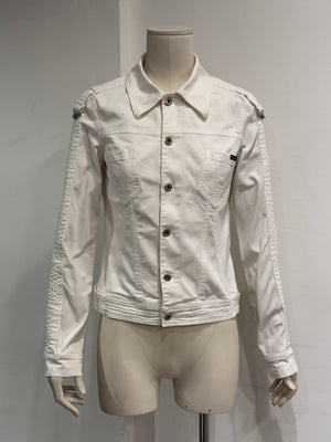 2000s Dolce & Gabbana shoulder straps cotton jacket