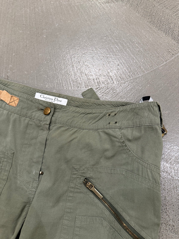 S/S2003 Dior by John Galliano lace-up bondage cargo short pants