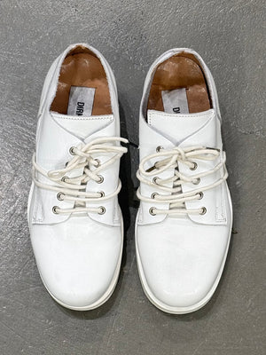 1990s Dirk Bikkembergs lace heel derby