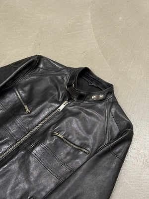 2004 Gucci by Tom Ford cafe racer biker leather jacket