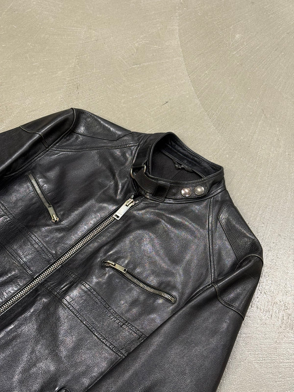 2004 Gucci by Tom Ford cafe racer biker leather jacket
