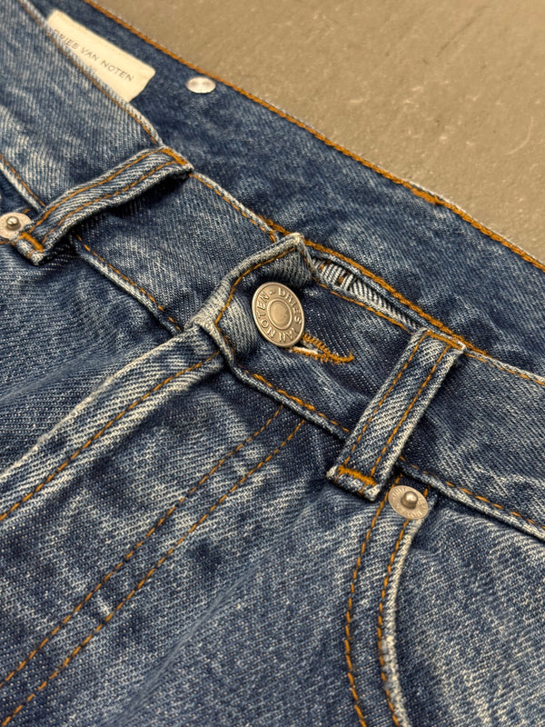 2000s Dries Van Noten distressed jeans
