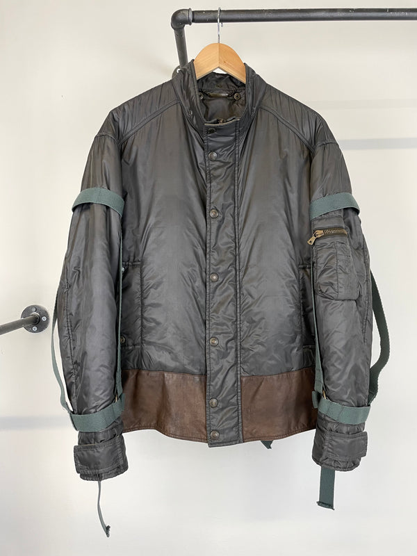 2003 Dolce & Gabbana bondage bomber jacket