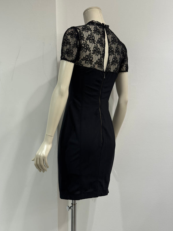 2000s Dolce & Gabbana sheer midi dress