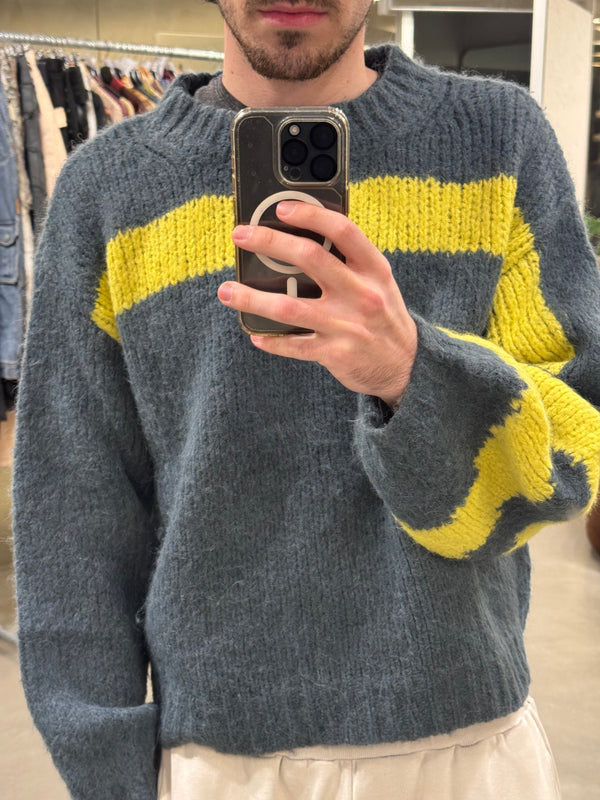 A/W2014 Dries Van Noten runway alpaca & wool boxy knit