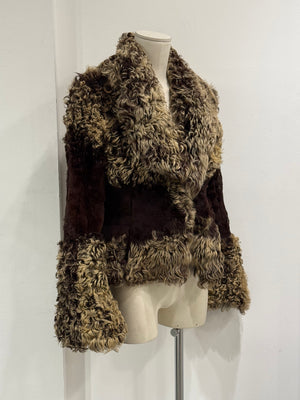 A/W1999 Roberto Cavalli Mongolian lamb fur jacket