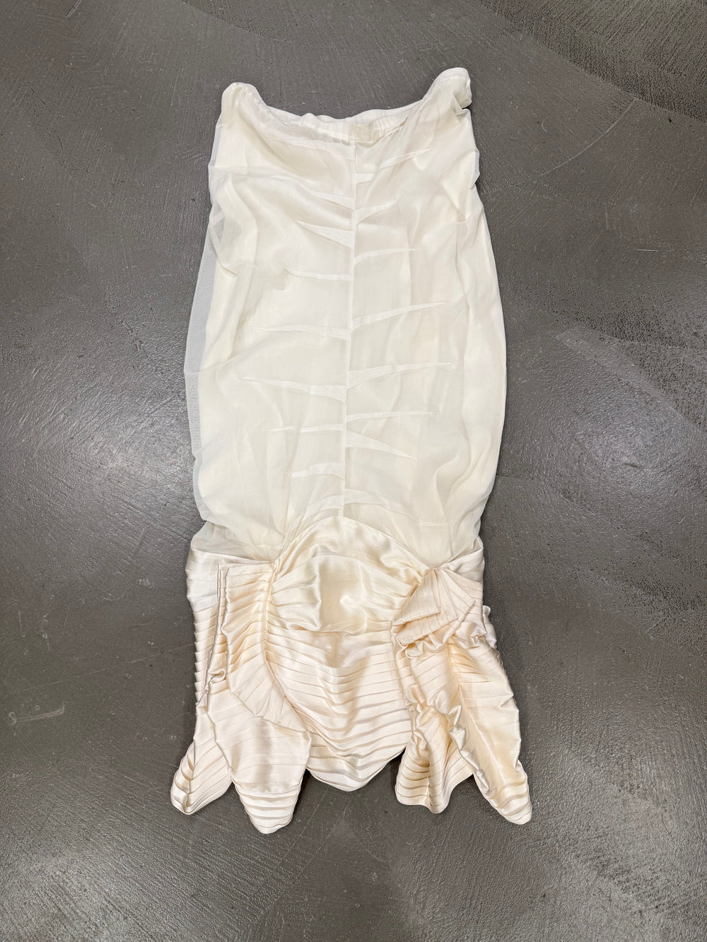 S/S2003 Christian Dior runway ruffled skirt