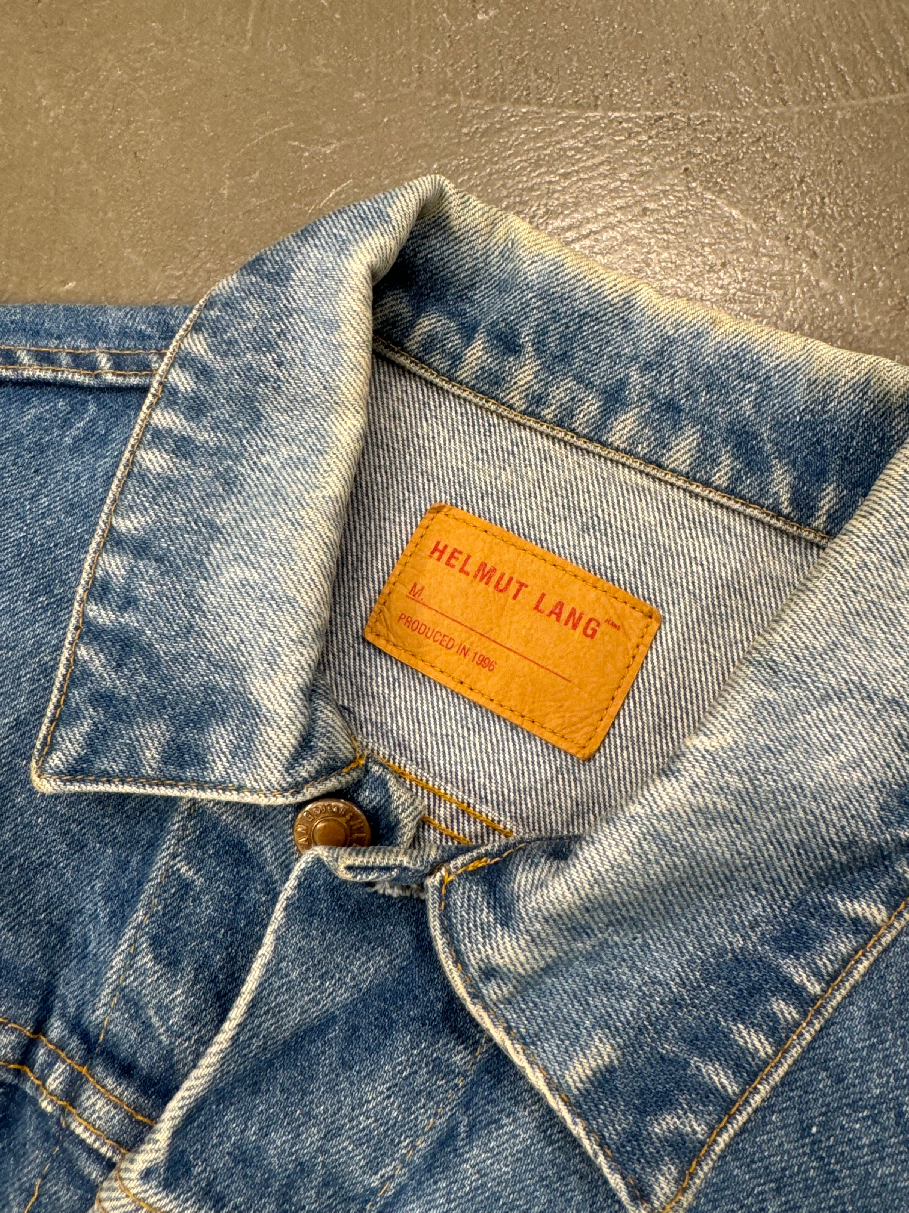 S/S1996 Helmut Lang cock ring denim jacket