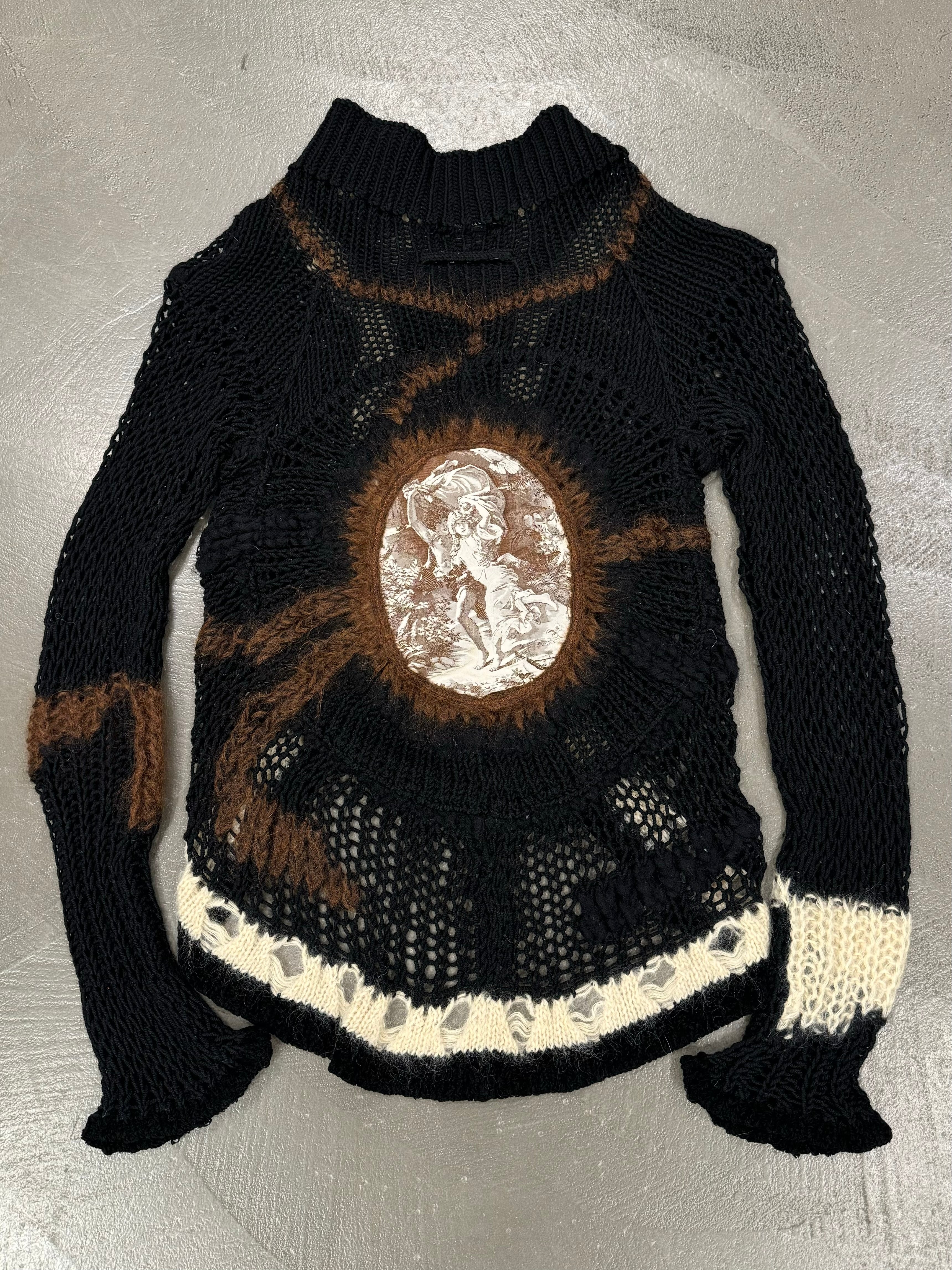 AW2007 Jean Paul Gaultier crochet knit