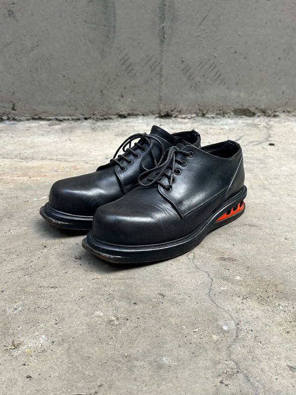 SS1997 Dirk Bikkembergs “Easy Rider” orange derby boots