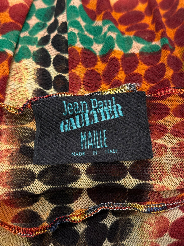F/W1995 Jean Paul Gaultier cyber dot mesh top