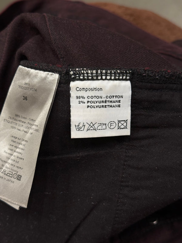 2000s Dior faded red jeans