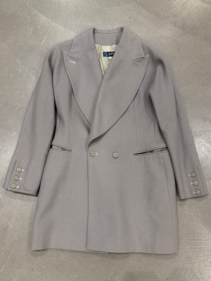 1990s Claude Montana double-breasted wool coat