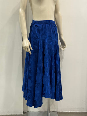 A/W2020 Balenciaga iridescent floral long skirt