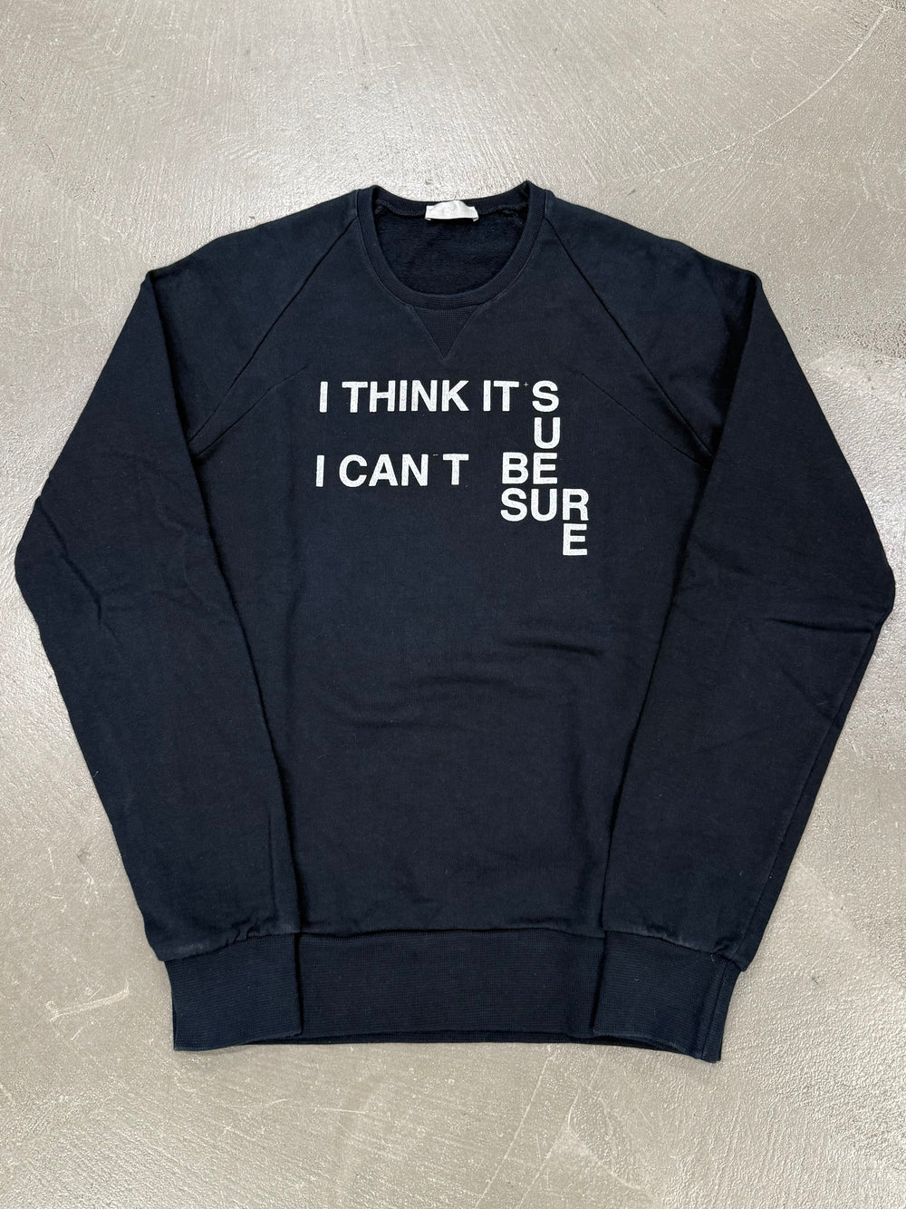 2006 Dior "These Grey Days" cotton sweatshirt + Gucci Jacket