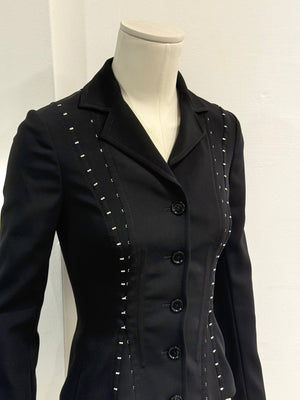 A/W2003 Dolce & Gabbana hook eyelet blazer jacket