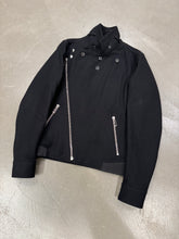 Load image into Gallery viewer, A/W2009 Dior Homme sample buttons biker wool jacket
