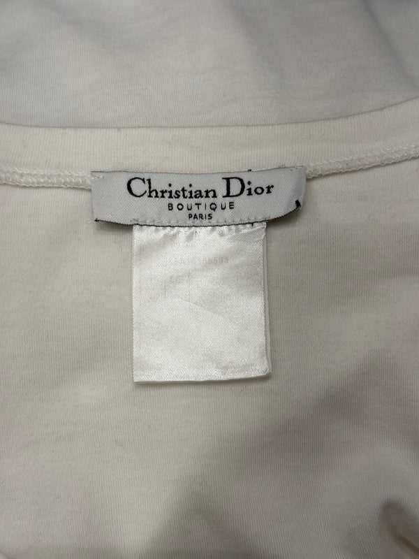 S/S2005 Christian Dior by John Galliano floral cotton t-shirt