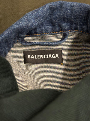 Balenciaga hybrid denim jacket