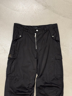 2000s Dolce & Gabbana double ankle zipper cargo pants