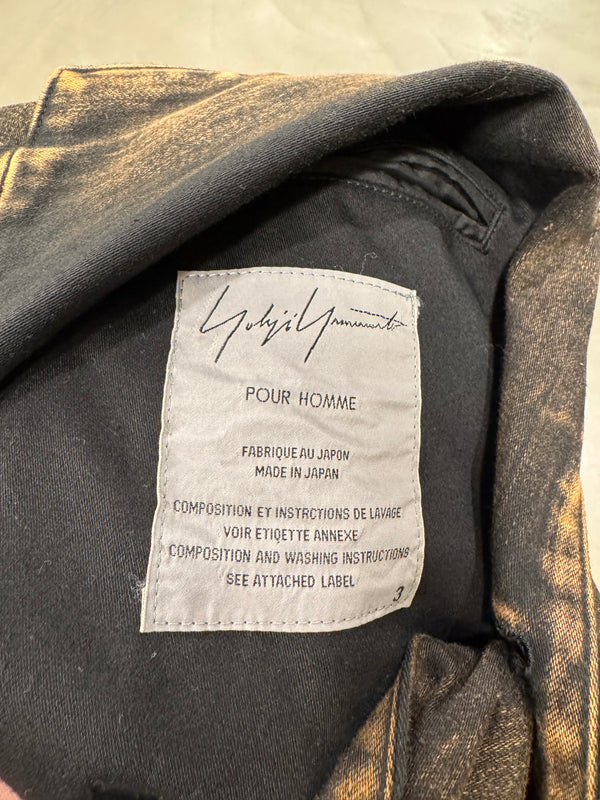 2002 Yohji Yamamoto faded cotton jacket