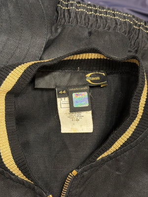 A/W 2008 Roberto Cavalli waxed cargo bomber jacket