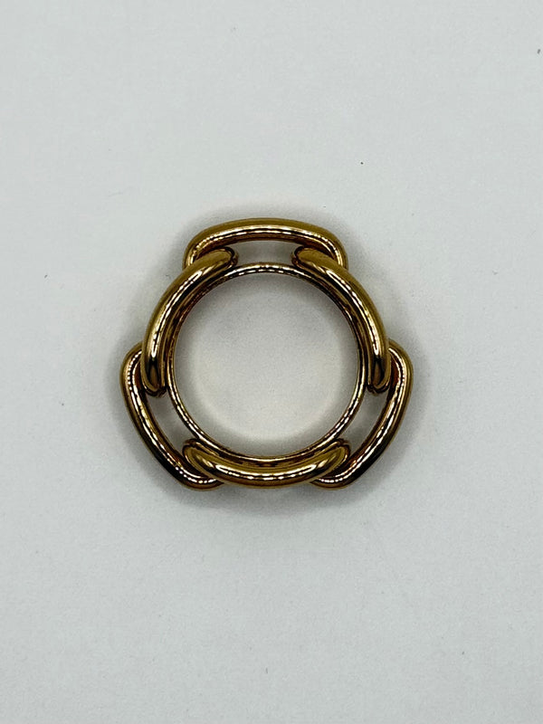 Hermes chain scarf ring