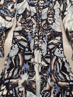 2003 Jean Paul Gaultier butterfly midi dress