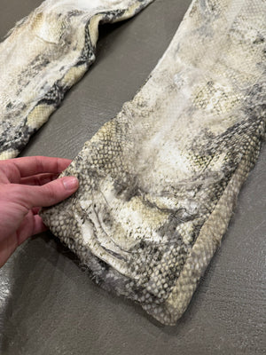 2001 Roberto Cavalli snake skin pants
