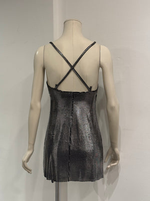 1990s Paco Rabanne iconic mini dress