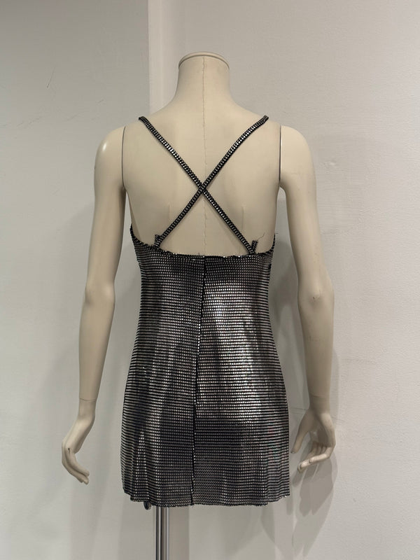 1990s Paco Rabanne iconic mini dress