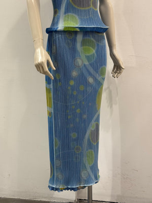 S/S2011 Issey Miyake “pleats please” cosmos print