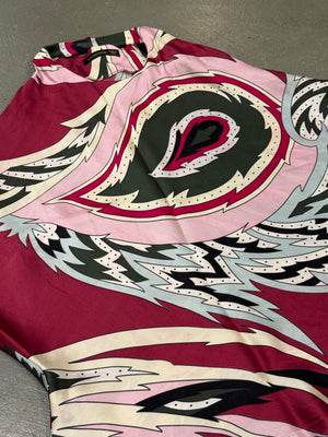 S/S2001 Alexander McQueen "Voss" paisley top