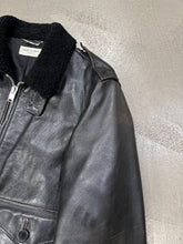 Load image into Gallery viewer, A/W2013 Saint Laurent by Hedi Slimane aviator shearling leather bomber jacket
