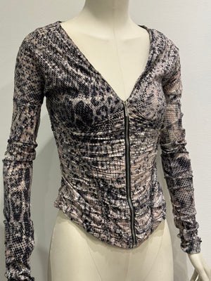 A/W 2003 Roberto Cavalli corseted top
