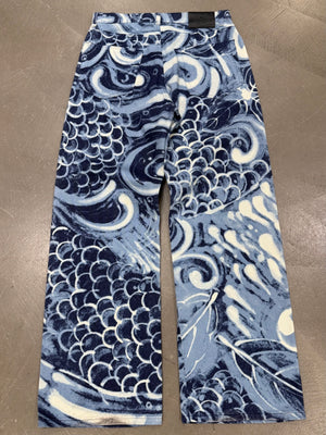 S/S2001 Gucci by Tom Ford runway seaward print jeans
