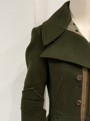 A/W2006 Junya Watanabe runway deconstructed military jacket